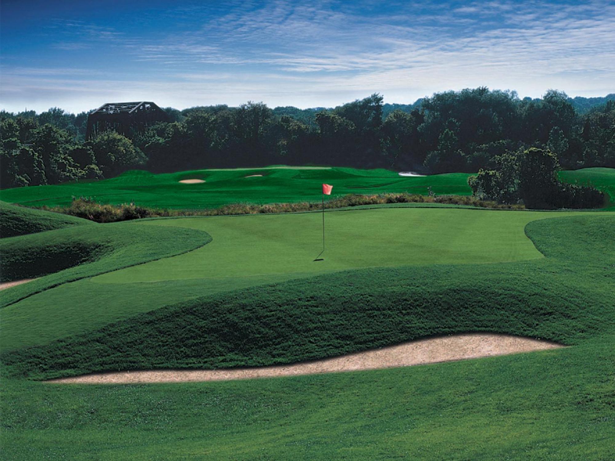 화이트 오크스 컨퍼런스&리조트 스파 나이아가라온더레이크 외부 사진 The 18th green at the 2007 PGA Championship